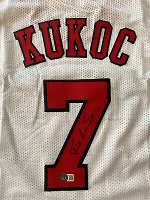 * TONI KUKOC NBA Signed Jersey With Beckett Holo Chicago Bulls Man Cave * • $200
