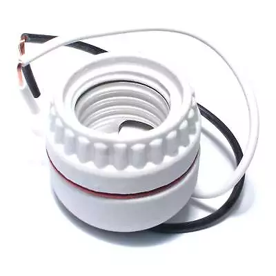Medium Base Porcelain 2-Piece Ring Type Sockets (2 Pcs.) • $13.13