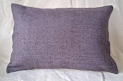 Next Multi Weave Bolster Cushion Cover Handmade Mauve Neutrals 20  X 14  • £7.99