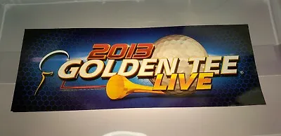 Golden Tee Live 2013 Video Arcade Game Translite Marquee Atlanta (#302) • $15