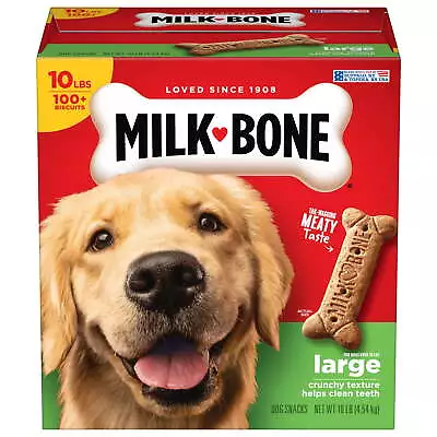 Milk-Bone Original Dog Biscuits Large Crunchy Dog Treats 10 Lbs. Dog Biscuits • $17.08
