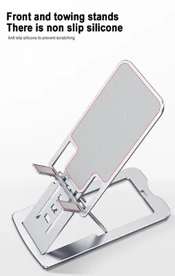 Phone Stand Full Aluminium Adjustable Phone Holder IPad Stand Tablet Holder • £8.99