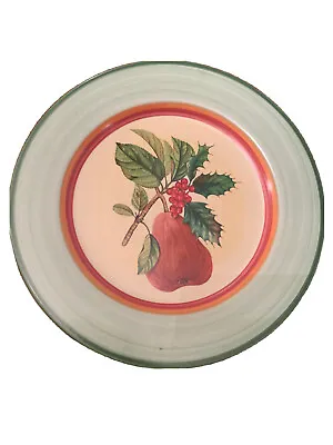 Villeroy & Boch French Noel Holly Pear Dessert Salad Plates Christmas Set 4 • $24