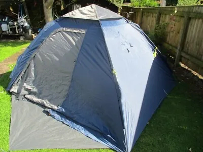 Halfords Premium 4 Person Quick-Up Dome Tent With Porch(A) - Perfect - *Free P&P • £69.95