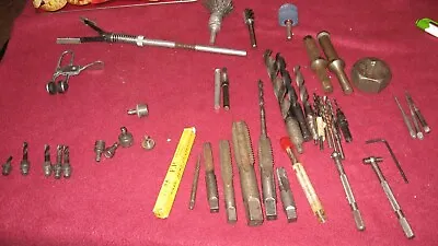 $40 • Buy Aviation Tools Lot Of 46 Misc. Items. Drill Bits, Taps And More. See List Below.