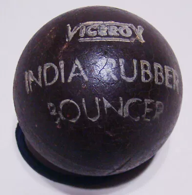 Vintage Antique Viceroy India Rubber Bouncer Lacrosse Super Ball Toy Rare! • $65
