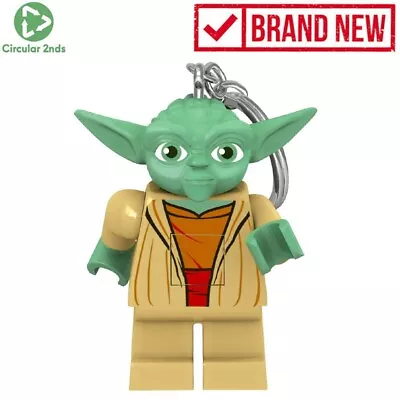 LEGO Star Wars Yoda Mini Figure LED Lite Keychain Key Light Keyring Chain Torch • $59