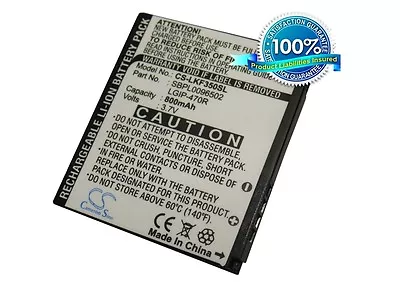 3.7V Battery For LG LGIP-470R SBL0096501 KP500 Cookie SBPL0096502 KF350 NEW • £13.49