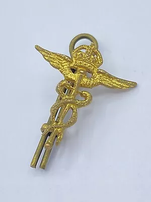 WW2 Royal Air Force RAF Medical Services Corps Officers Collar Badge • £14