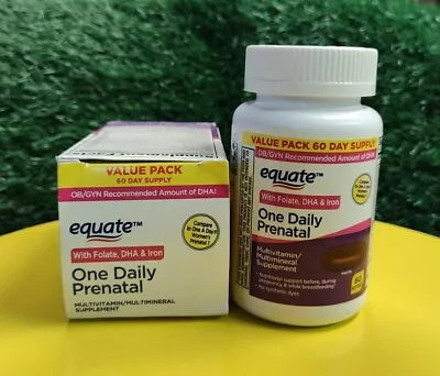 Prenatal Multivitamin Softgel Folid Acid DHA  60ct 2/25 • $12.99