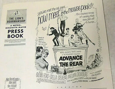 Advance To The Rear 1964 MGM Movie Pressbook Glenn Ford Stella Stevens  • $13.30