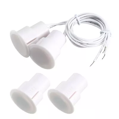 2pcs RC36 NC Recessed Wire Door Contact Sensor Alarm Magnetic Reed Switch White • $14.71