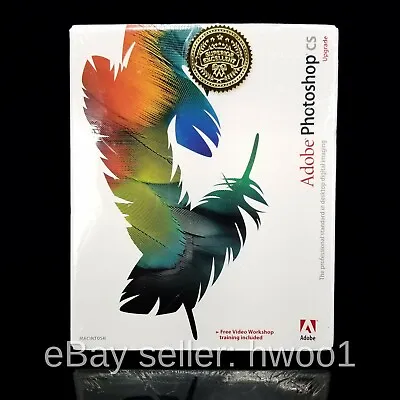$187.11 • Buy SEALED: Genuine Adobe Photoshop CS Upgrade 2003 For Mac, From Ver8.0 Or Earlier