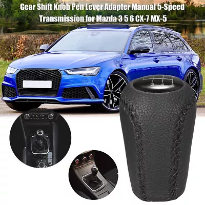 Gear Shift Knob Adapter Manual 5-Speed Transmission For Mazda 3 5 6 CX-7 T7G3 • £8.69