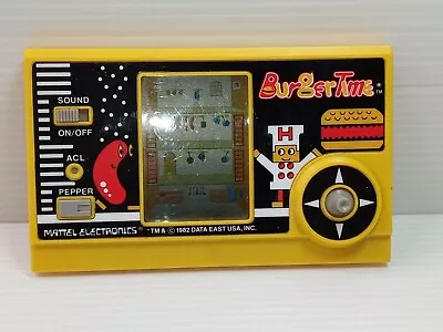 BURGERTIME 1982 Mattel Electronic Handheld Arcade Video Game Vintage  • $39.99