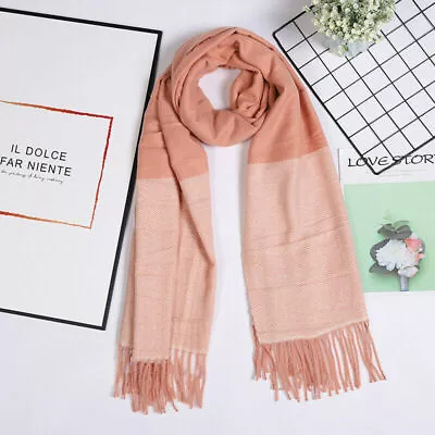 Mens Womens Winter Cashmere Scarf Scarves Plaid Wool Striped Warm Scotland Made • $6.58