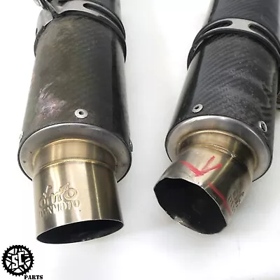 09-14 Yamaha Yzf R1 Slip On Exhaust Carbon Fiber Y08 • $175