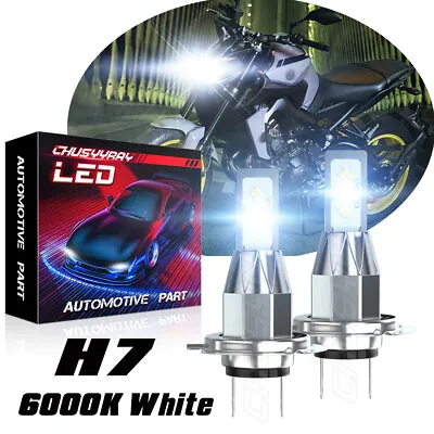 For Kawasaki Ninja ZX10R Z1000 Z750S Z800 Z900 H7 Motorcycle LED Headlight Bulbs • $16.99
