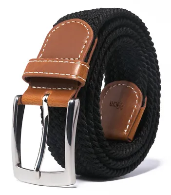 Braided Canvas Woven Elastic Stretch Belts For Men/Women/Junior • $10.99