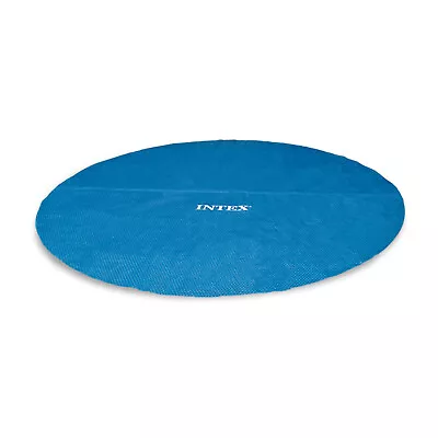 Intex 12' Round Easy Set And Metal Frame Pool Solar Tarp Cover Only (Open Box) • $24.20