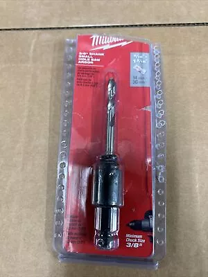 Milwaukee 49-56-7010 3/8  Shank Small Hole Saw Arbor • $11.51