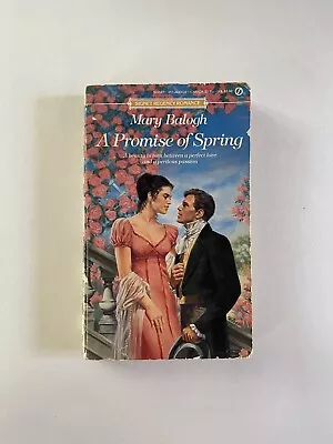 A PROMISE OF SPRING (1990) MARY BALOGH 1st Signet Regency Historical Romance • $19.99