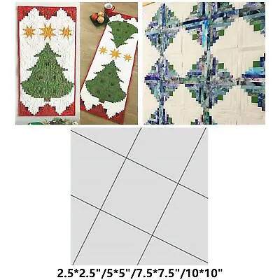 Square Quilting Acrylic Template Quilter Ruler Quilt Templates Transparent • £8.62