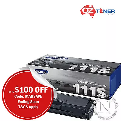 Genuine SAMSUNG MLT-D111S BLACK Toner Cartridge For SL-M2020W/SL-M2070FW 1K D111 • $99.93