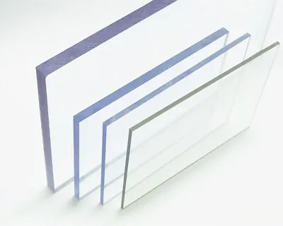 FAST SHIPPING 2mm 3mm 4mm 5mm 6mm 10mm Clear Perspex Polycarbonate Solid Sheet • £193.88