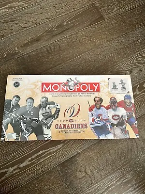 NHL Montreal Canadiens Monopoly Collectors Edition 2009 100 Year Centennial NIB • $299.99
