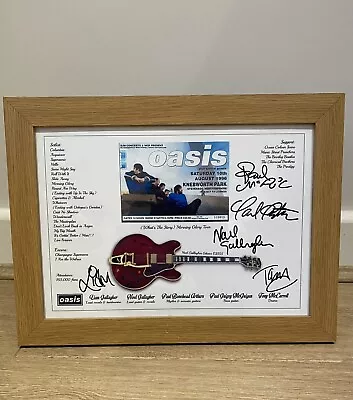 Oasis Framed Knebworth 96’ Poster • £17.50