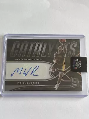 2021-22 Panini Spectra - Catalysts #CAS-MWP Metta World Peace /99 Auto • $45