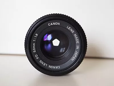 Canon FD 50mm F1.8 Lens - Fully Working And Film Tested • £30