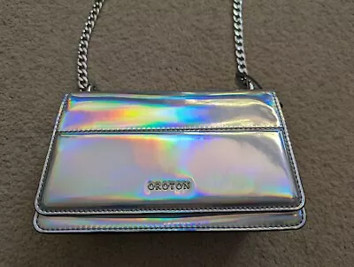 Oroton Forte Mirror Holographic Handbag • $299