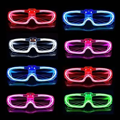 Light Up LED Glasses 12 Pack Light Up Shades Flashing Wedding Party Supplies • $14.99