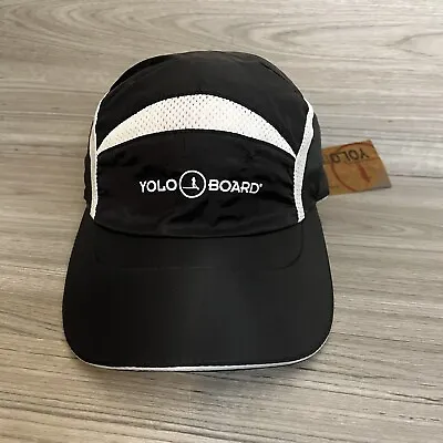 $17.99 • Buy Yolo Board Company Hat Cap Strapback Black White Paddleboard Running NEW NWT
