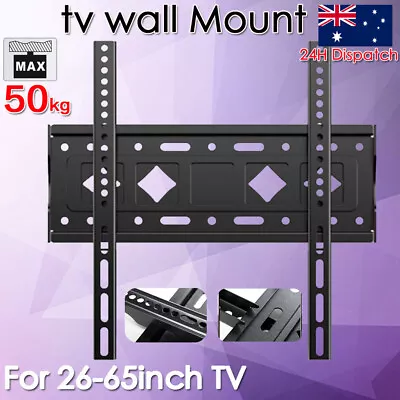 $18.59 • Buy TV Wall Bracket Mount For 26 32 36 40 42 50 55 60 Up To 65  Inch LCD LED QLED AU