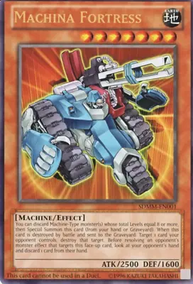 1X LP Machina Fortress - SDMM-EN001 - Oversized Promo - Jumbo Card • $10.93