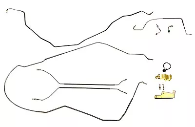 Brake Line Kit In Stainless Fits 1968-72 W/ Valve/Bracket See Bullet Pts • $249