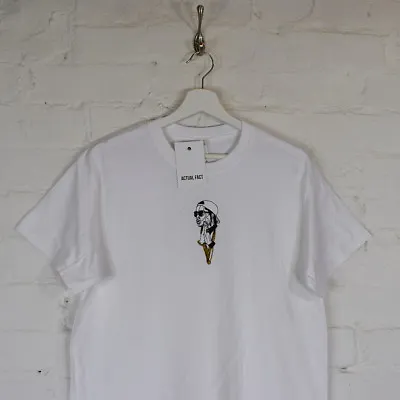 A$AP Rocky Embroidered ASAP Mob Rap Lord Flocko Hip Hop White Tee T-shirt By AF • £19.99