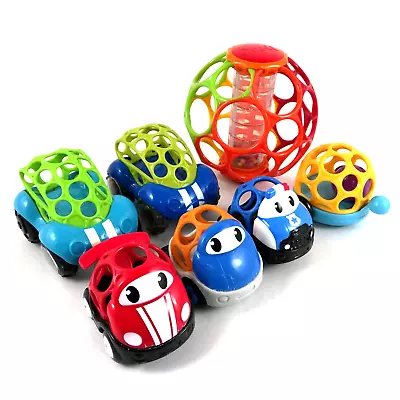 Oball Go Grippers Cars Rattles Ball Toys Sensory Motor Development (Lot Of 7) • $30.99