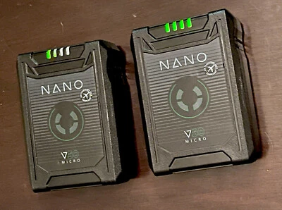 $290 • Buy 2x Core NANO Micro 49Wh 14.8V V-Mount Lithium-Ion Battery Pack #NANO-V50