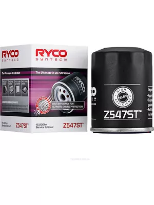 Ryco Syntec Oil Filter Fits EAGLE SUMMIT 2.4L L4 PETROL ENGINE (Z547ST) • $33.10