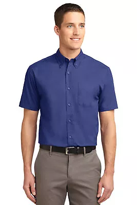 Port Authority S508 Mens Short Sleeve Easy Care Button Down Dress Shirt • $24.95