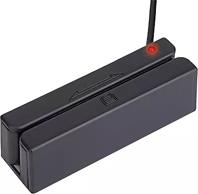 USB Magnetic Stripe Card Reader 3-Track POS Credit Card Reader Swiper Magstripe  • $33.74