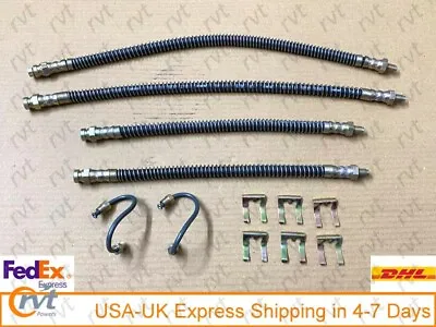 A1460-K Brake Hose Kit BIG Fits Willys MB GPW CJ2A CJ3A CJ3B M38 M38A1 Jeep • $42.99