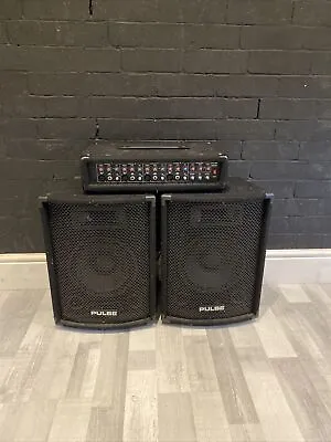 Pulse PMH200KIT 200W PA System With 10  Speakers 4-Channel Mixer Amp And... • £190