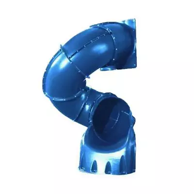 $584.63 • Buy Turbo Tube Slide 5ft Blue High-Quality Durable Plastic Residential Surface Mount