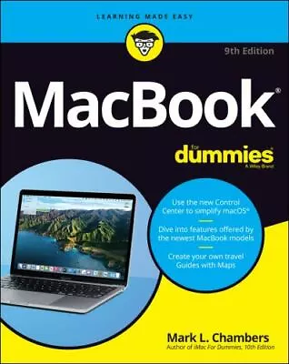 Macbook For Dummies By Mark L. Chambers (English) Paperback Book • $22.99