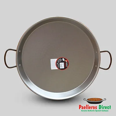 50cm Authentic Spanish Polished Steel Paella Pan • £29.99